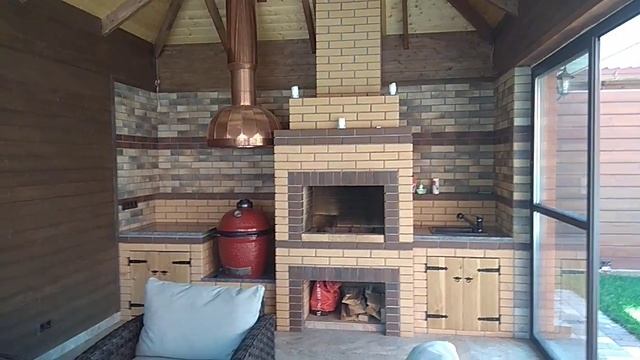 Барбекю в беседке с остеклением смотреть онлайн