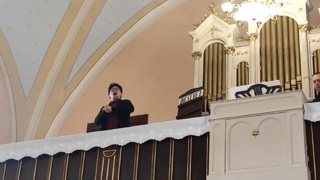 V. Vavilov Ave Maria .Solo- Oleksandr Ferentsyk ( contrtenor ) , acomponement organu - Olga Chundak смотреть онлайн