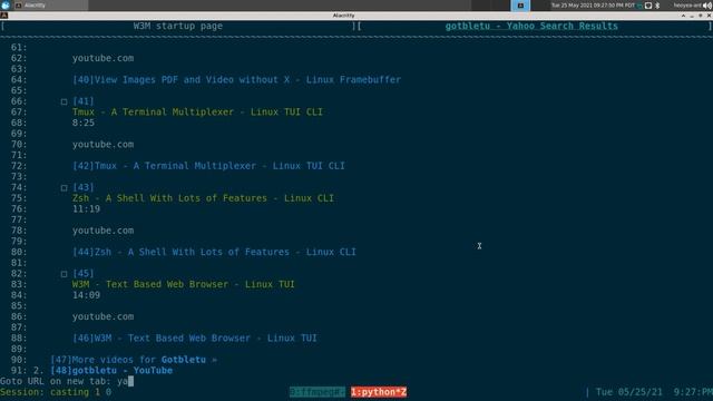 W3M Search Engine Alias - Linux TUI смотреть онлайн