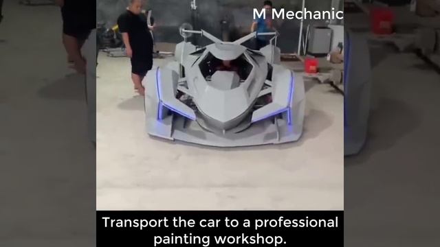 Homemade | Lamborghini V12 Vision GT REPLICA | Build Time Lapse. смотреть онлайн