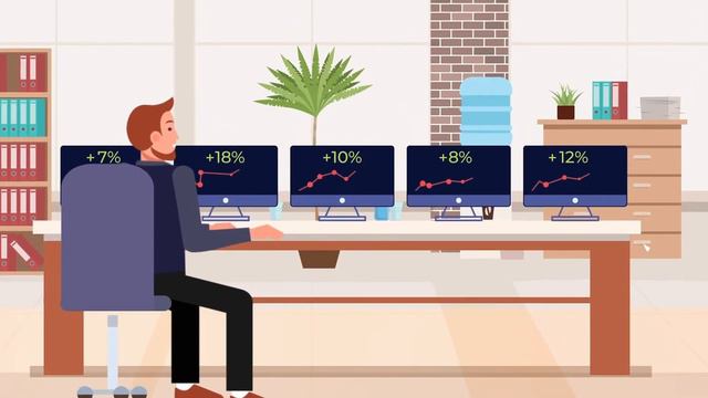 Анимационный ролик для компании. Инфографика смотреть онлайн