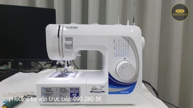 Giới thiệu Máy may Brother GS2700 | Máy may máy thêu смотреть онлайн