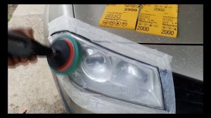 Полировка пластиковых фар