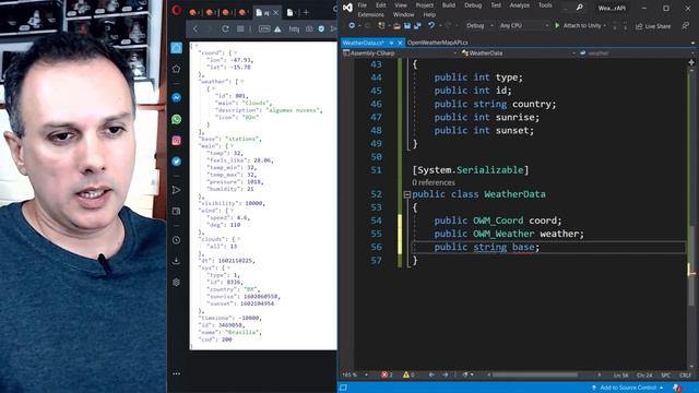 OpenWeatherMap API e JSON com Unity3D - Clima em tempo real direto no seu jogo ou aplicativo! смотреть онлайн