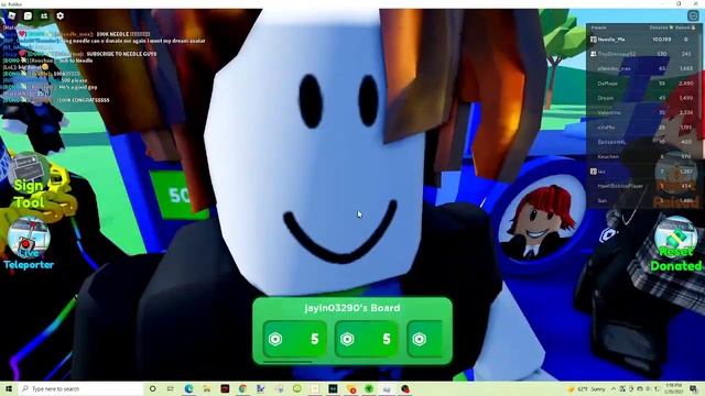 Roblox: Needle_Me donates 20K again in Donate Me (Gamepass) March 20, 2022 смотреть онлайн