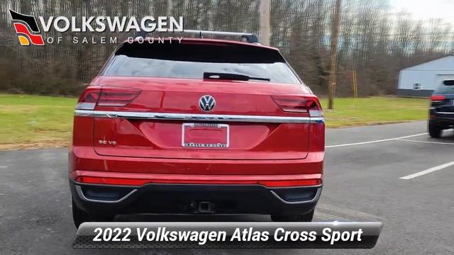 Certified 2022 Volkswagen Atlas Cross Sport 3.6L V6 SE w/Technology, Monroeville, NJ P220557 смотреть онлайн