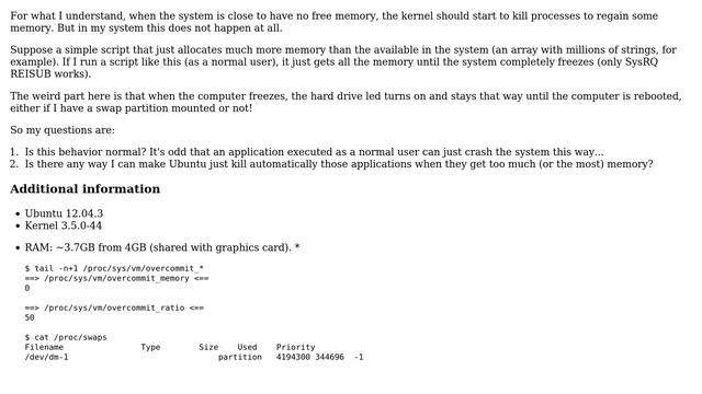 Ubuntu: OOM killer not working? (2 Solutions!!) смотреть онлайн