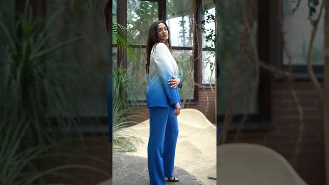 Женский костюм с брюками SU 2117 смотреть онлайн