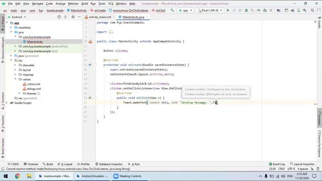 Android Development Tutorials in Urdu | Hindi | Pop up message using Toast | Toast | 12 смотреть онлайн