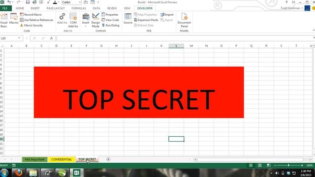How to Hide and Unhide Worksheets & Make Worksheets Very Hidden VBA Editor смотреть онлайн