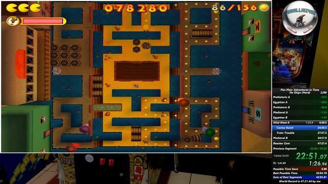Pac-Man: Adventures in Time Speedrun (Hard - 43:54.21) [WR] смотреть онлайн