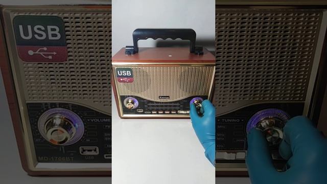 Радиоприемник Kemai MD-1706BT #радиоприемник #радио #портативнаяколонка #kemei смотреть онлайн