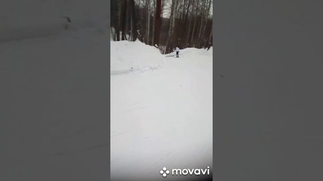 Катание на лыжах на базе Чайка в Самаре смотреть онлайн