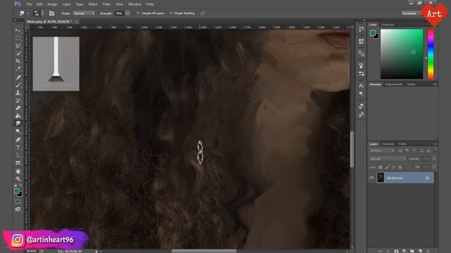 Digital Smudge Oil Paint Effect | Smudge Oil Painting | Photoshop wali Editing | EP15 смотреть онлайн