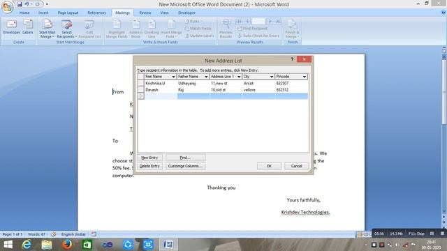 Mail merge in Ms word смотреть онлайн