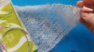 НАЧИНАЮ НОВЫЙ ПРОЦЕСС / ШАЛЬ ПАУТИНКА / ВЯЗАНИЕ СПИЦАМИ