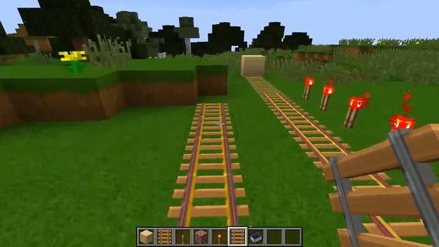 Minecraft-Как сделать скоростные рельсы смотреть онлайн