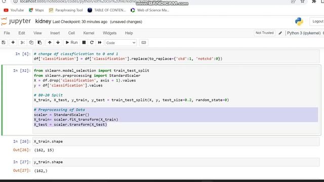 Kidney Disease Classification ANN Scratch Python Code / Normalize csv Dataset Python Code Part 1 смотреть онлайн