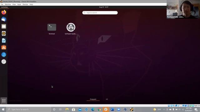 Accessing Ubuntu Through Oracle VM VirtualBox смотреть онлайн