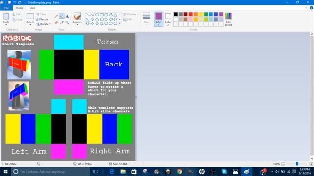 How to make a Shirt/Pants | ROBLOX | 2016 (Windows 10!) смотреть онлайн