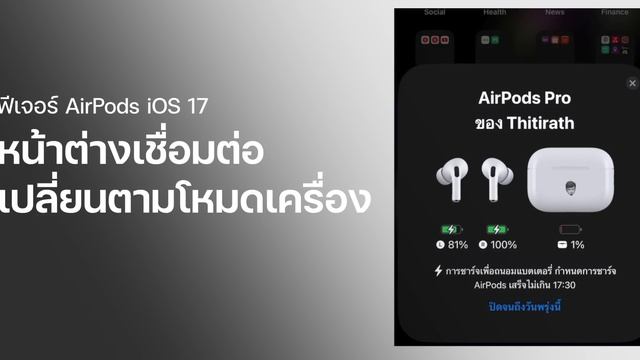 iOS 17 มาแล้ว! รีวิวฟีเจอร์เด่น มีอะไรใหม่ พร้อมสอนใช้งานด้วย #iMoD смотреть онлайн