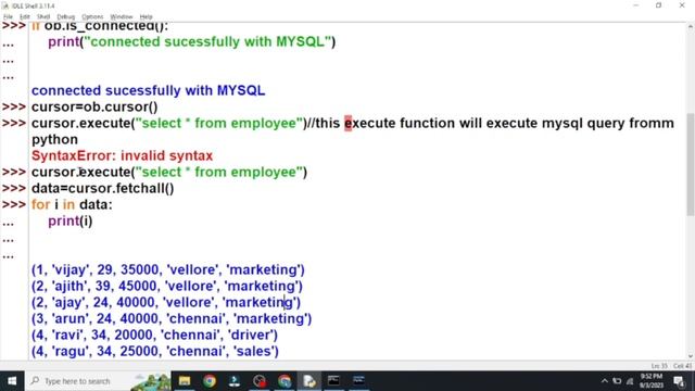 PYTHON - MYSQL CONNECTIVITY | FETCHALL() | FETCHONE() | FETCHMANY() | ROWCOUNT || CBSE || GRADE 12 смотреть онлайн