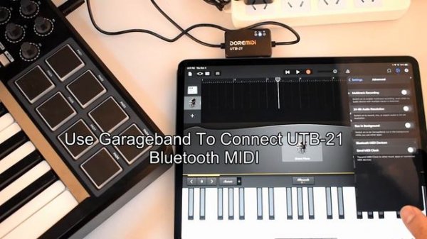 【DOREMiDi】USB MIDI To Bluetooth MIDI(BLE MIDI)(UTB-21)