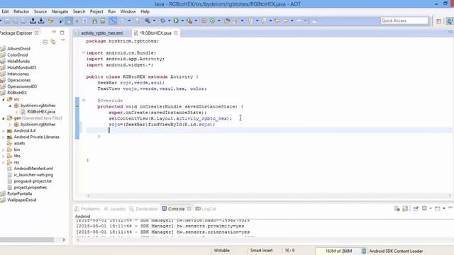 ✅ Android desde Cero | Como crear Conversor Colores RGB to HEX con SeekBar смотреть онлайн