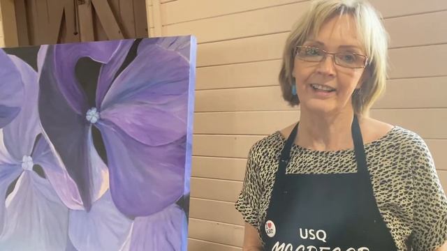 Upgrading painting skills at the Blooms Painting Workshop Sunshine Coast! смотреть онлайн