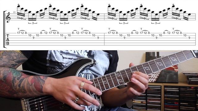 How to play ‘Crush My Battle Opponents Balls’ by Dethklok Guitar Solo Lesson w/tabs смотреть онлайн