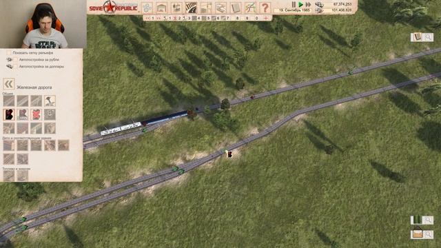 Железная дорога за 15.000.000 ₽! Workers & Resources: Soviet Republic #72 смотреть онлайн