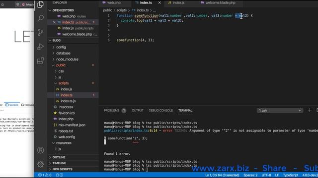 Typescript Tutorial: Functions in Typescript 2020 смотреть онлайн