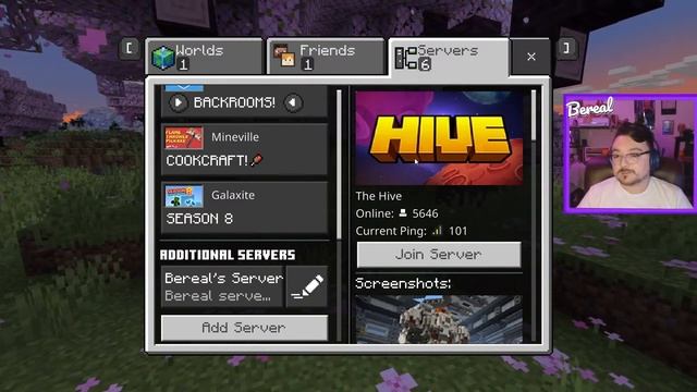 NEW MINECRAFT SERVER WITH VIEWERS! JAVA & BEDROCK! - MINECRAFT WITH BEREAL! смотреть онлайн
