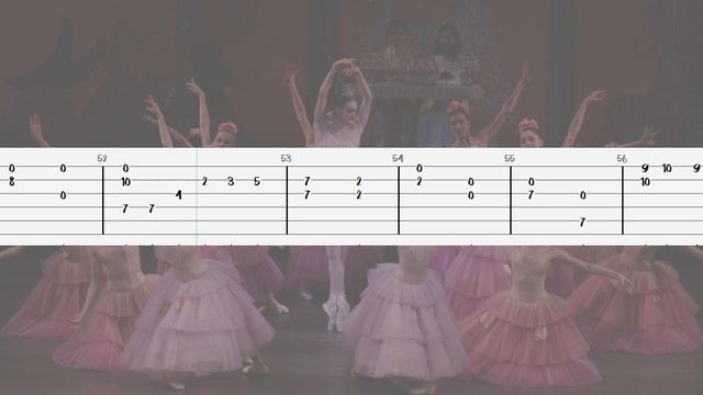 Waltz of the Flowers Tutorial guitarra / Tab Guitar / Sheet Music Guitar / Tutorial de guitarra смотреть онлайн