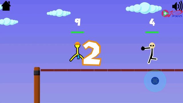 SUPREME DUELIST STICKMAN - Walkthrough Gameplay Part 16 - AI WEAPON MAXLEVEL (Stickman Android Game смотреть онлайн