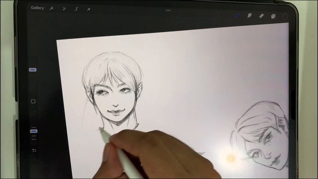 ART VLOG ✨ Let’s sketch with me using procreate ? смотреть онлайн