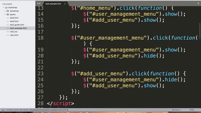 [ khóa học lập trình bằng Bootstrap] Xử lý sự kiện trong jquery (events in jquery) смотреть онлайн