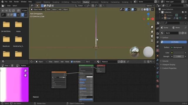 how to create a feather in blender 2.92 /blender tutorial/ смотреть онлайн
