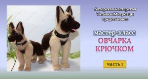 Овчарка крючком (1 часть) Видео МК
