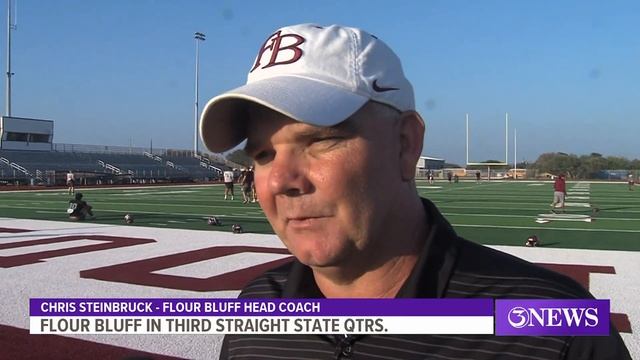 Flour Bluff preparing for Liberty Hill and tough Slot T offense смотреть онлайн