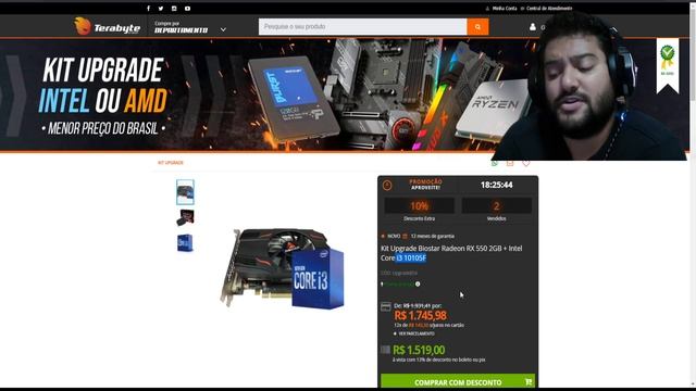Promoções Hardware 30/05: PC GAMER RYZEN 3 2200G POR R$ 1.902 + I5 10400F POR R$ 999 смотреть онлайн