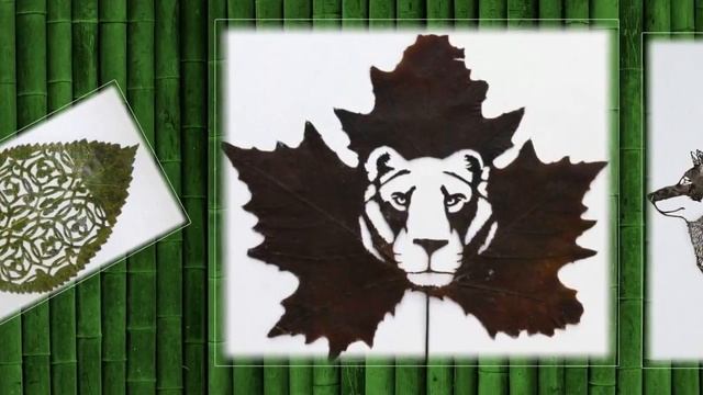 Шедевры изобразительного искусства Картины на листьях испанского художника Лоренцо Дюрана Lorenzo M смотреть онлайн