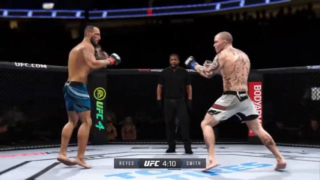 ДОМИНИК РЕЙЕС VS ЭНТОНИ СМИТ UFC 4 CPU VS CPU смотреть онлайн