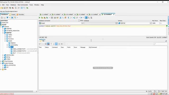 Exasol Python UDF Script: Sample String Split Function смотреть онлайн