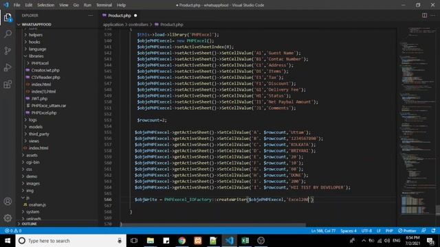 Excel export in php codeigniter | Excel Export in codeigniter using libary смотреть онлайн