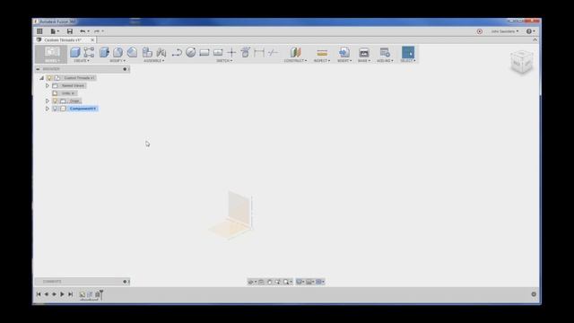Fusion 360 Cut Sweep Custom Threads. Fusion Friday #19 смотреть онлайн