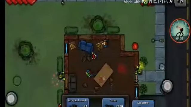 Выживаем в игре Zombie scrapper смотреть онлайн