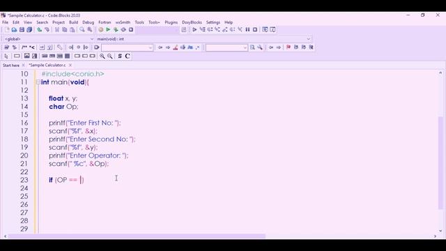 Easy Calculator Code | C Programming Lean Code Easy смотреть онлайн