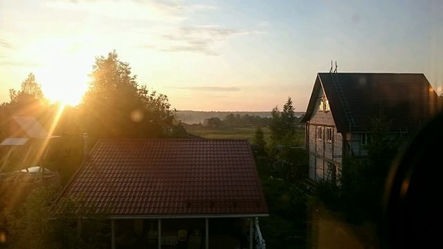 Рассвет на даче. Time-lapse смотреть онлайн