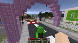 JJ and Mikey under the SPELL of LOVE Fan Mia  - in Minecraft Zoey (Maizen Mizen Mazien)